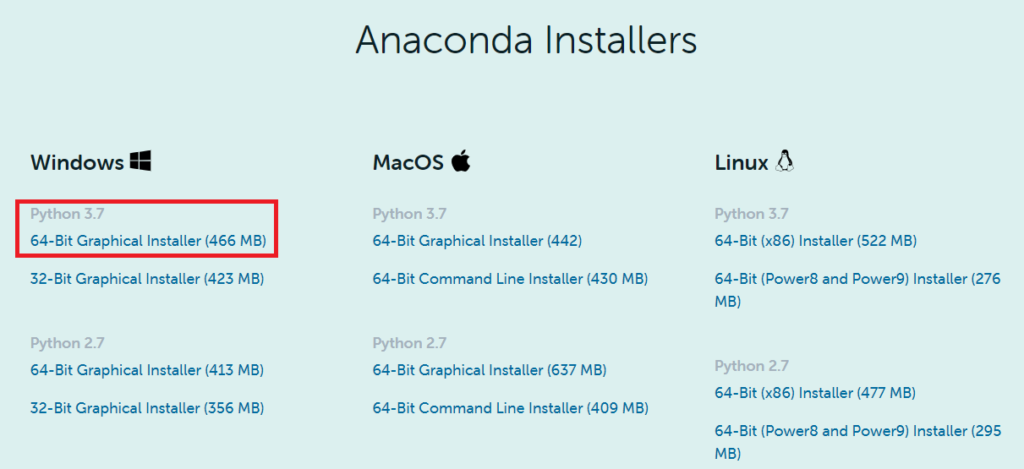 Anaconda Python Individual Edition Download Windows